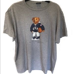 RARE 90’s Vintage Polo Bear Gray T-Shirt